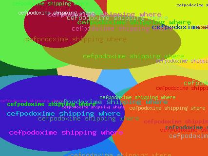 Cefpodoxime shipping where